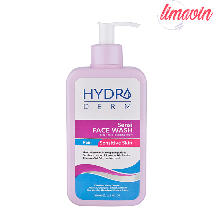 محلول شستشو صورت هیدرودرم مدل Sensi مناسب پوست های حساس