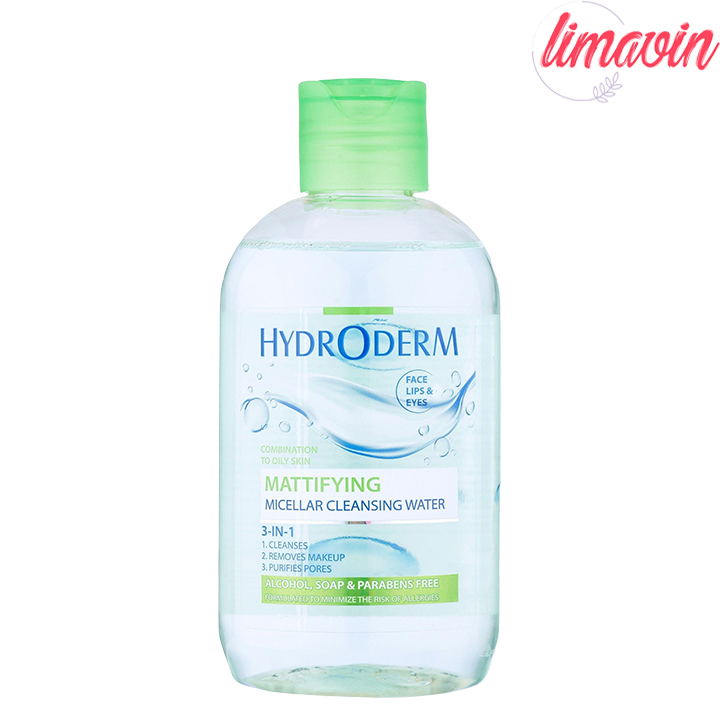 محلول پاک کننده آرایش صورت هیدرودرم مدل برگ مناسب پوست های حساس