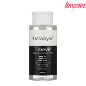 محلول پاک کننده آرایش ویتالیر مدل تایم ویت