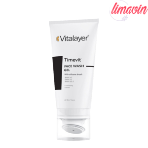 ژل شست‌وشوی صورت ویتالیر مدل تایم ویت مناسب انواع پوست حجم 200 میلی لیتر