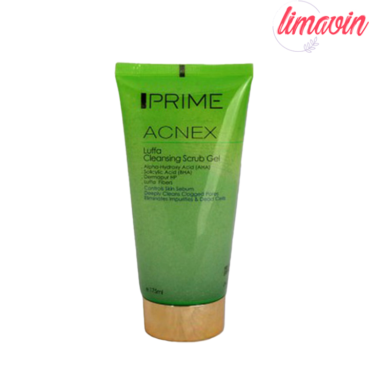 ژل لایه بردار پوست پرایم مدل Luffa Cleansing Scrub مناسب پوست چرب