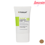 کرم ضد آفتاب رنگی ویتالیر SPF 50 مدل Activit ‌مناسب پوست‌های چرب-