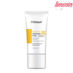 کرم ضد آفتاب رنگی ویتالیر SPF 50 مدل Vitamin C ‌مناسب انواع پوست-1