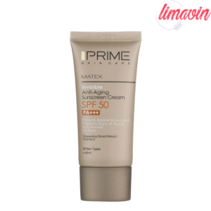 کرم ضد آفتاب و ضد چروک بی رنگ پرایم مدل Matex Colorless SPF50 مناسب انواع پوست