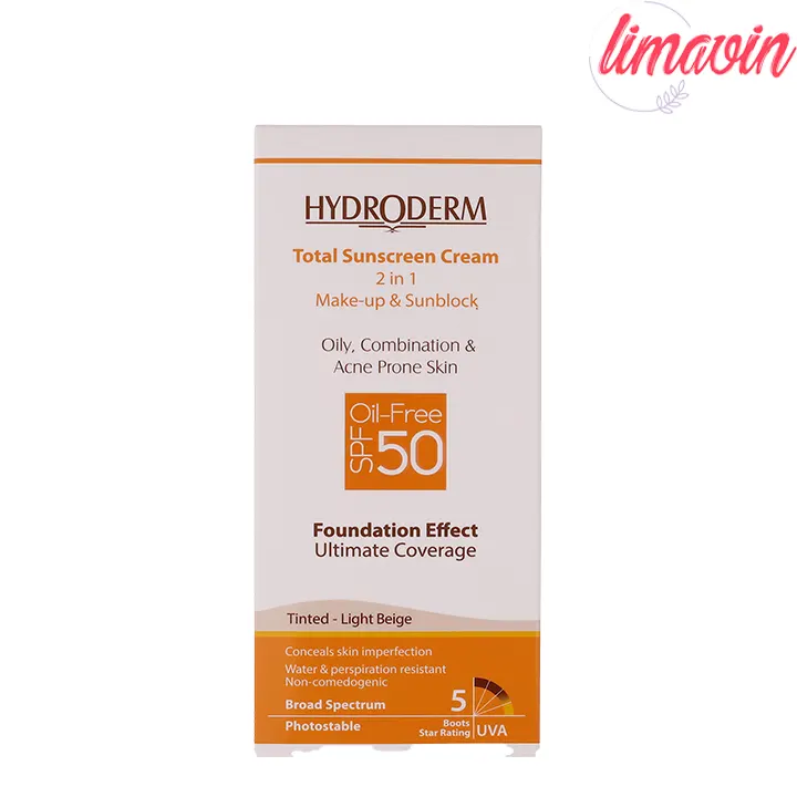 کرم ضدآفتاب هیدرودرم مدل Light Beige-2