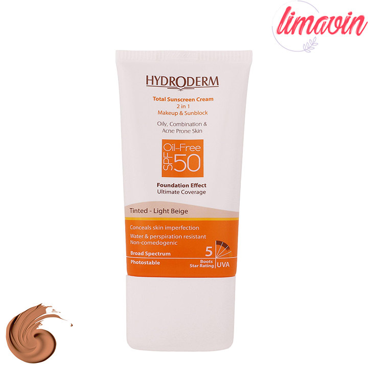 کرم ضدآفتاب هیدرودرم مدل Light Beige