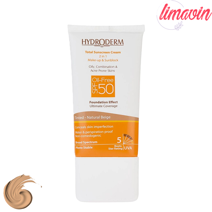 کرم ضدآفتاب هیدرودرم مدل Natural Beige
