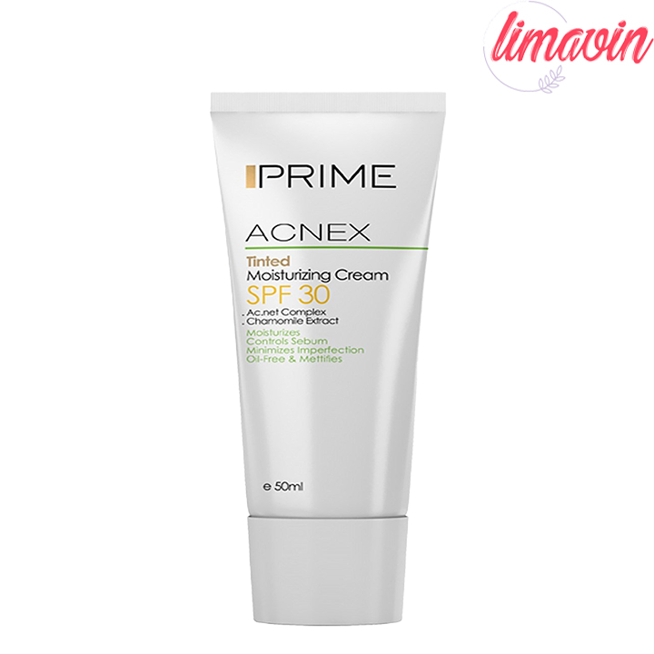 کرم مرطوب کننده رنگی پرایم مدل Acnex SPF 30