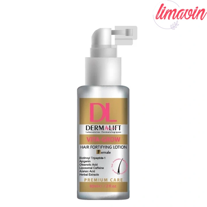 لوسیون مو درمالیفت مدل vita grow حجم 60 میلی لیتر