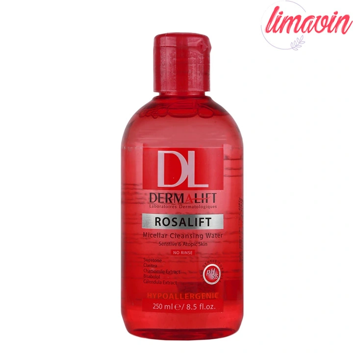 میسلار واتر درمالیفت مدل رزالیفت مناسب برای پوست های حساس حجم 250 میلی لیتر