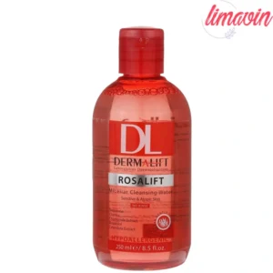 محلول پاک کننده آرایش صورت درمالیفت مدل ROSALIFT مناسب برای پوست حساس حجم 250 میلی لیتر