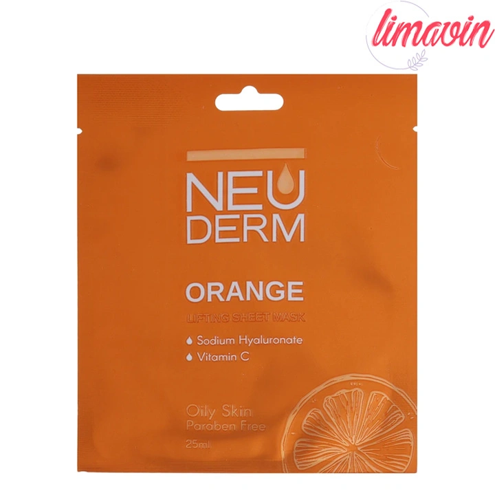 ماسک صورت نئودرم مدل Orange حجم 25 میلی لیتر