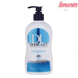 کرم مرطوب کننده دست و صورت درمالیفت مدل Hydralift مناسب پوست‌های خشک حجم 400 میلی‌لیتر