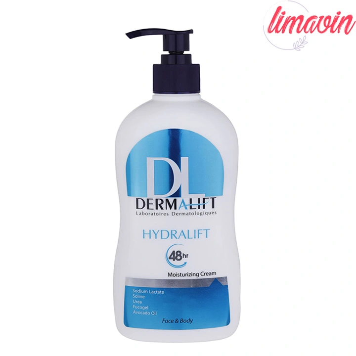 کرم مرطوب کننده دست و صورت درمالیفت مدل Hydralift مناسب پوستهای خشک حجم 400 میلیلیتر