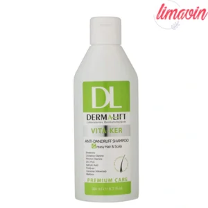 شامپو ضد شوره مو درمالیفت مدل ویتاکر مناسب برای موهای چرب و مستعد شوره حجم 200 میلی لیتر