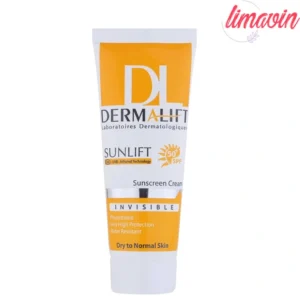 کرم ضد آفتاب بی‌رنگ درمالیفت مدل سانلیفت SPF50 مناسب پوست‌های خشک و معمولی حجم 40 میلی‌لیتر