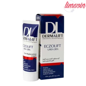 کرم مرطوب کننده بدن درمالیفت مدل ECZOLIFT UREA 20% مناسب پوست‌های خشک حجم 40 میلی لیتر