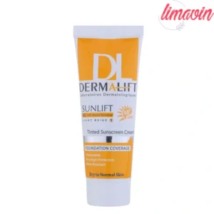 کرم ضد آفتاب بیرنگ درمالیفت مدل سانلیفت SPF50 مناسب پوستهای خشک و معمولی حجم 40 میلیلیتر