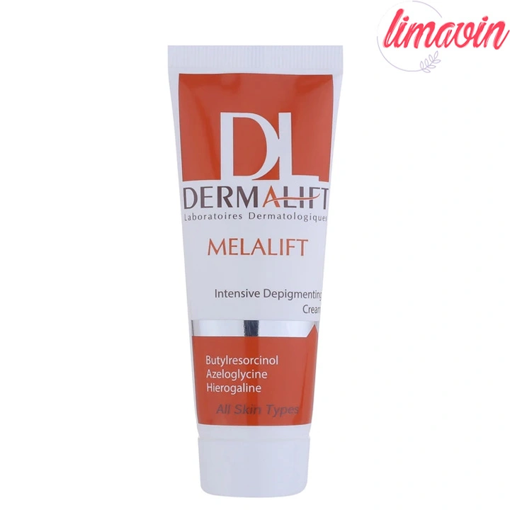 کرم روشن کننده صورت درمالیفت مدل Melalift مناسب انواع پوست حجم 40 میلی لیتر