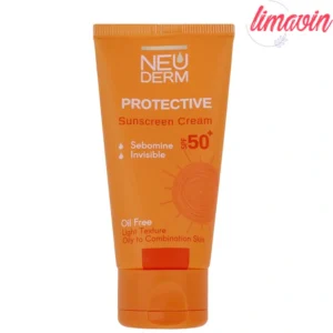 کرم ضد آفتاب بدون رنگ نئودرم SPF 50 مدل MAX PROTECTIVE مناسب پوستهای چرب و مختلط حجم 50 میلیلیتر