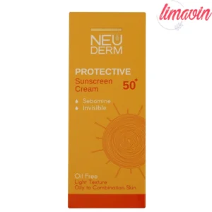 کرم ضدآفتاب بی‌رنگ نئودرم مدل Highly Protective SPF50، مناسب پوست‌های چرب تا مختلط، حجم 50 میلی‌لیتر