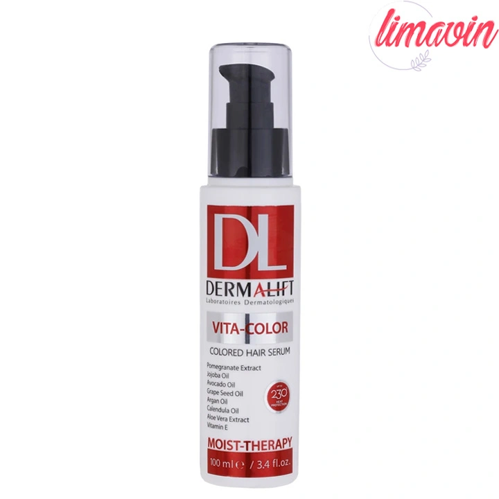 سرم مو درمالیفت مدل VITA COLOR مناسب برای موهای رنگ شده حجم 100 میلی لیتر