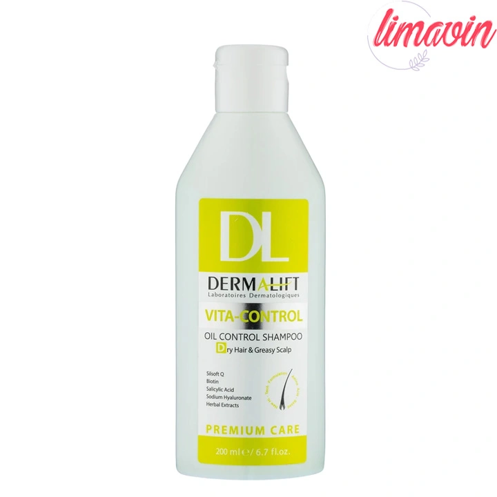 شامپو مو درمالیفت مدل Vita-Control مناسب موهای خشک و کف سر چرب حجم 200 میلی لیتر