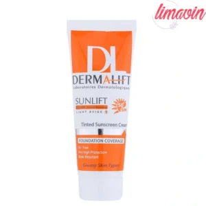 کرم ضدآفتاب رنگی درمالیفت مدل Sunlift SPF50 بژ روشن، حجم 40 میلی‌لیتر
