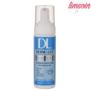 فوم شستشو صورت درمالیفت مدل هیدرالیفت مناسب پوست خشک و معمولی حجم 150 میلی لیتر