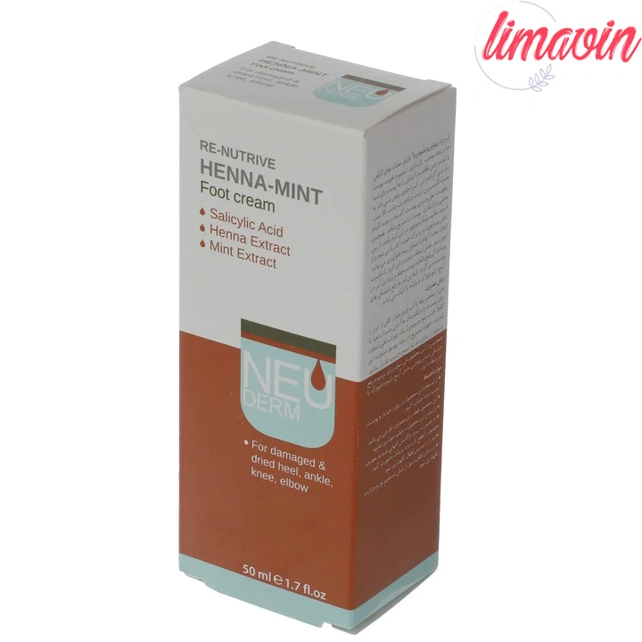 کرم ترک پا نئودرم مدل Henna-Mint حجم 50 میلی لیتر - Image 5