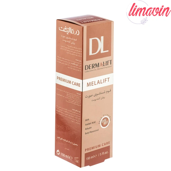 فوم شستشو صورت ضدلک درمالیفت مدل ملالیفت مناسب برای انواع پوست حجم 150 میلی لیتر - Image 3