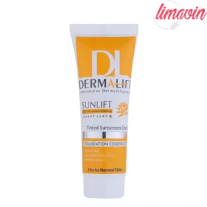 کرم ضد آفتاب رنگی درمالیفت SPF 50 مدل SUNLIFT مناسب پوست‌های خشک و معمولی حجم 40 میلی‌لیتر