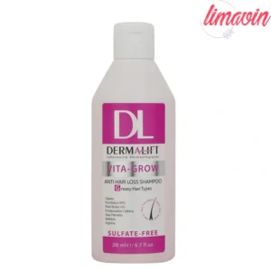 شامپو ضد ریزش و تقویت موهای چرب درمالیفت مدل Vita-Grow حجم 200 میلی‌لیتر