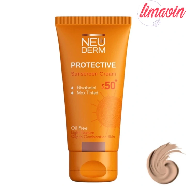 کرم ضد آفتاب رنگی نئودرم SPF 30 مدل MAX مناسب پوستهای مختلط حجم 50 میلیلیتر