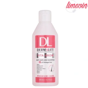 شامپو تقویت کننده مو درمالیفت مدل VITA GROW حجم 200 میلی لیتر