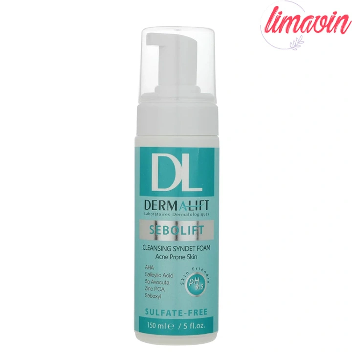 فوم شستشوی صورت درمالیفت مدل سبولیفت مناسب پوستهای چرب حجم 150 میلی لیتر