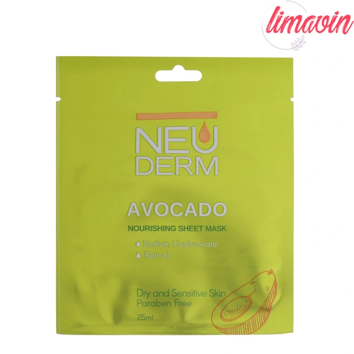 ماسک صورت نئودرم مدل Avocado حجم 25 میلی لیتر