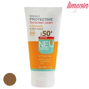 کرم ضد آفتاب رنگی نئودرم +SPF50 مدل Highly Protective مناسب پوست های انواع پوست حجم 50 میلی لیتر