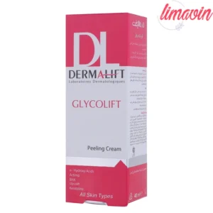 کرم لایه بردار صورت درمالیفت مدل Glycolift مناسب انواع پوست حجم 40 میلی لیتر