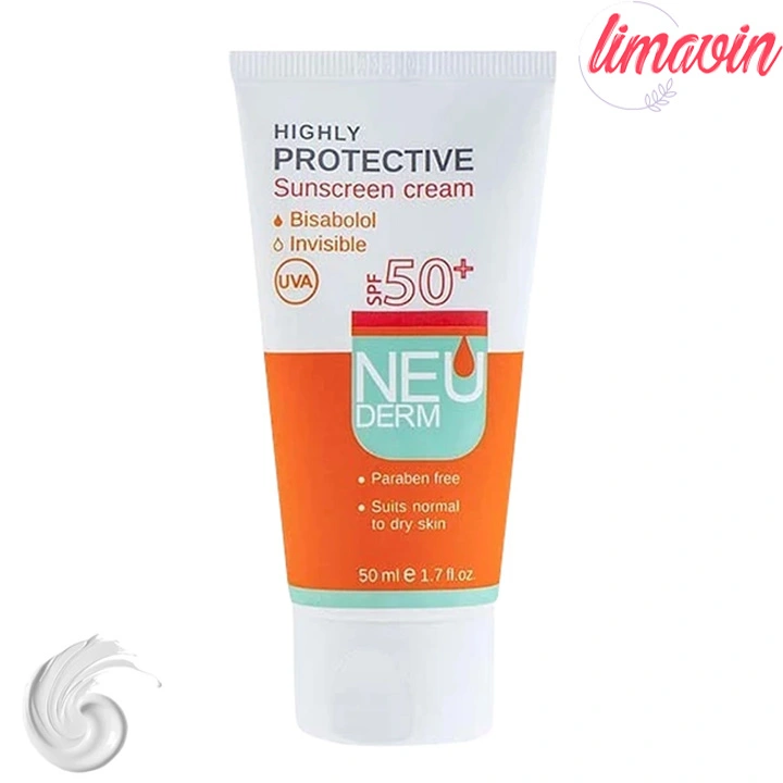 کرم ضدآفتاب نئودرم مدل Highly Protective Invisible SPF50، حجم 50 میلیلیتر