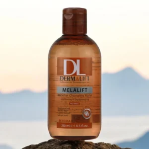 میسلار واتر روشن کننده درمالیفت مدل ملالیفت مناسب برای انواع پوست حجم 250 میلی لیتر