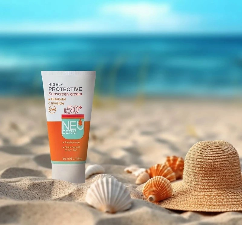 کرم ضدآفتاب نئودرم مدل Highly Protective Invisible SPF50، حجم 50 میلیلیتر - Image 2