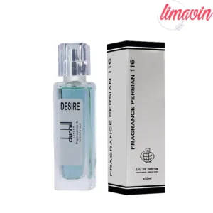 ادو پرفیوم مردانه فراگرنس پرشیا 116 مدل دیزایر بلو با رایحه خنک حجم 35 میلی لیتر