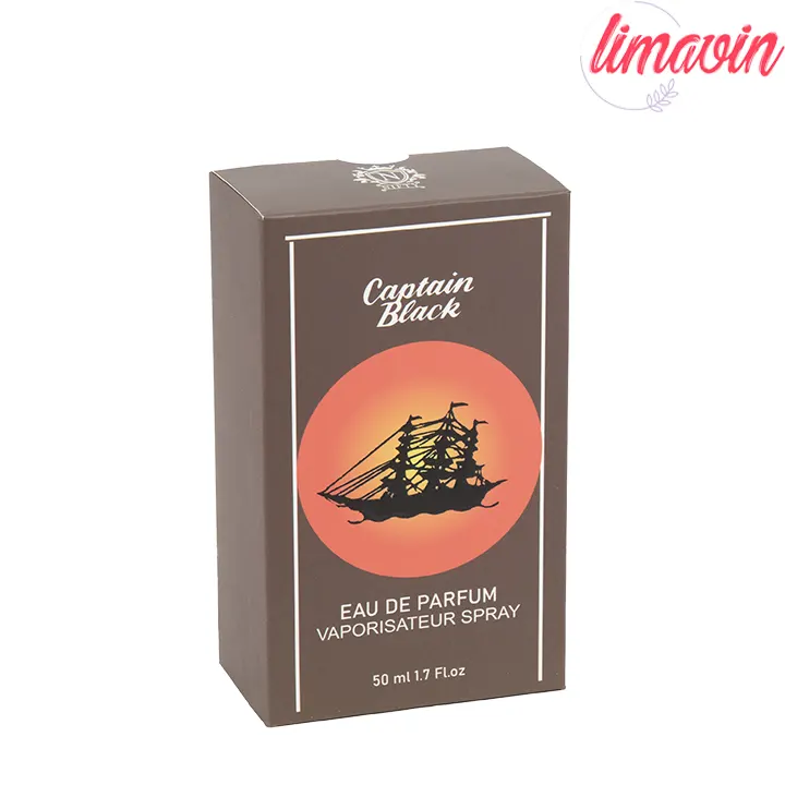 ادو پرفیوم مردانه نیفتی مدل کاپیتان بلک با رایحه گرم حجم 50 میلی لیتر-1