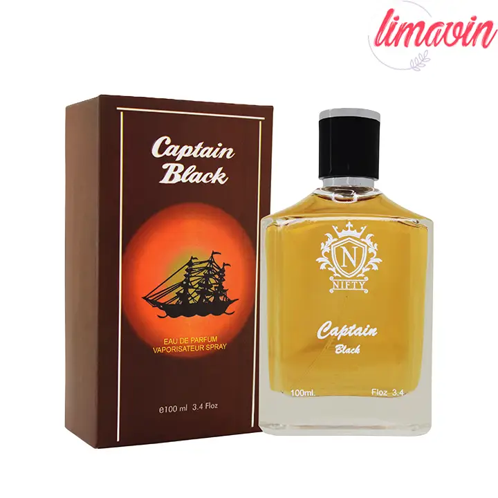 ادو پرفیوم مردانه نیفتی مدل کاپیتان بلک حجم 100 میلی لیتر