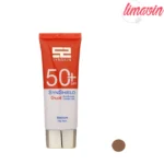 ژل ضد آفتاب رنگی ساین اسکین SPF 50 مدل M ‌مناسب پوست‌های چرب حجم 50 میلی‌لیتر