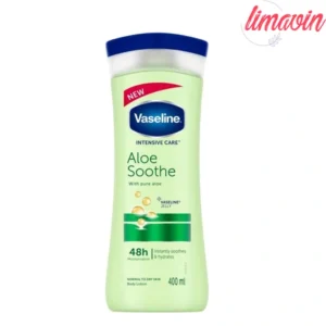 لوسیون بدن وازلین مدل آلوئه ورا حجم 400 میلی لیتر