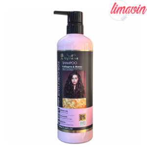 شامپو موهای فر لایتنس مدل کلاژن و بوتاکس