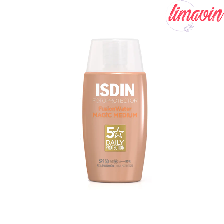 ضد آفتاب رنگی مجیک مدیوم فیوژن واتر spf50 ایزدین حجم 50 میلیلیت