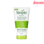 ژل شست‌وشوی صورت سیمپل مدل moisturising حجم 150 میلی‌لیتر
